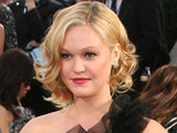 Julia Stiles arriving at the 68th Annual Golden Globe Awards
