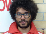 Richard Ayoade on the set of 'Submarine'