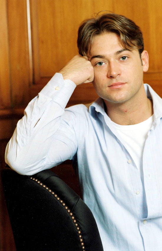 Paul with curtains