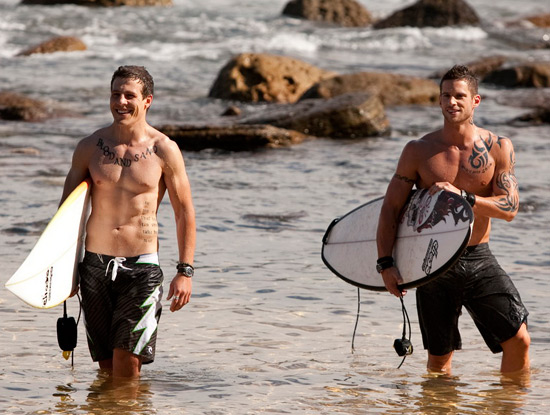 Home and Away's Steve Peacocke and Dan Ewing