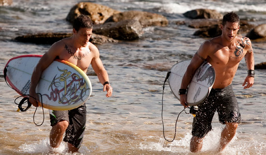 Home and Away's Steve Peacocke and Dan Ewing