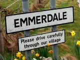 Emmerdale road sign