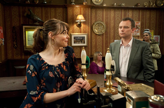 Tracy flirts with Frank