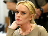 Lindsay Lohan in court