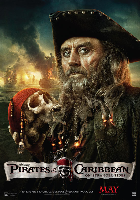 'Pirates Of The Caribbean: On Stranger Tides' Blackbeard