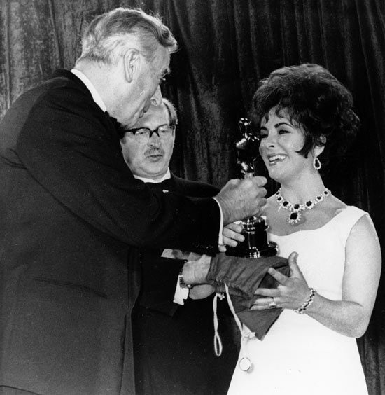Liz Taylor wins an Oscar