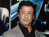 Sylvester Stallone arriving at the Los Angeles HBO premiere of 'His Way'