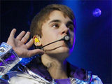 Justin Bieber performing live in concert in Berlin, Germany