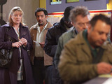 Jane questions Masood about gambling and his religion but Masood explains that she would be the one placing the bet.