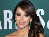 Eva Longoria signs copies of her new book at a Barnes and Noble store in Hollywood