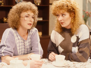 She struck up a lasting friendship with neighbour Deirdre Barlow.