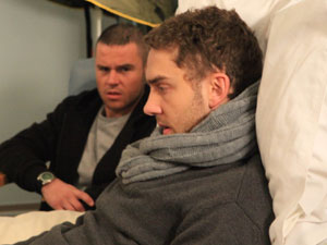 Steve tries to talk to Jackson, whilst Aaron looks on