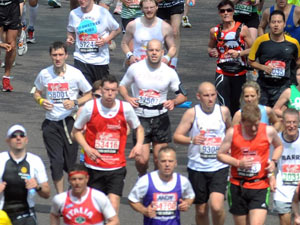 London Marathon runners