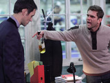 At the boxing ring, Jack accuses Michael of blanking him earlier. Michael lies but a drunken Jack tries to goad him.