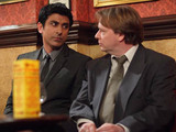 Yusef is talking to Ian and goading him into spilling the beans about Jane and Masood.
