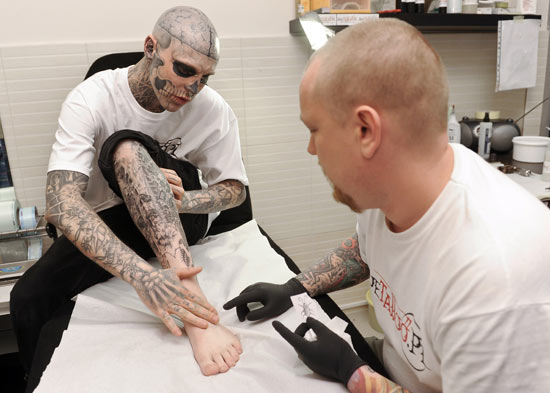 Tattoo Zombie Man