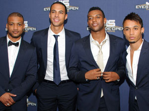 JLS attend a special screening of Eyes Wide Open at the Soho Hotel