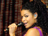 Jordin Sparks performing live at the Air Canada Centre in Toronto