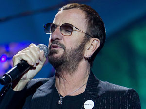 Ringo Starr performing in Moscow, Russia