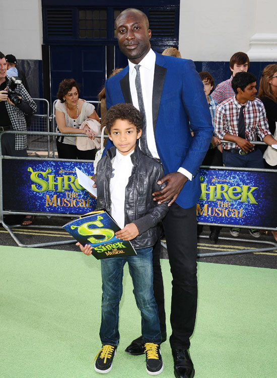 Ozwald Boateng and his son Oscar