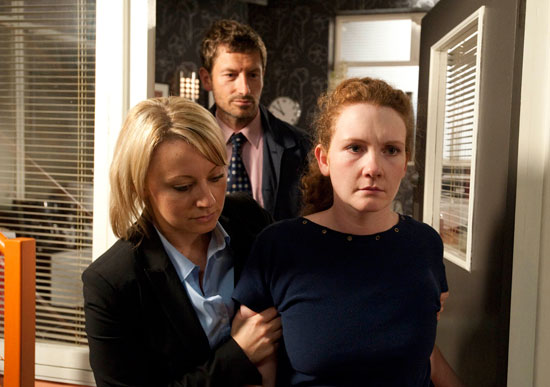 DS Redfern arrests Fiz and takes her to the station
