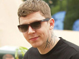 Professor Green backstage at Glastonbury 2011