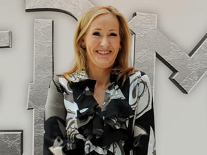 J K Rowling at the Pottermore launch