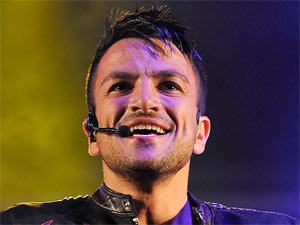 Peter Andre performing in Surrey, England, as a part of his �XLR8� tour