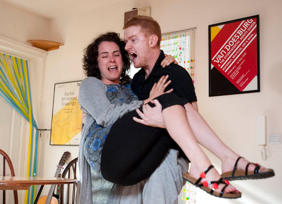 Gary refuses to let Izzy leave the flat