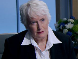 Margaret Mountford in The Apprentice final