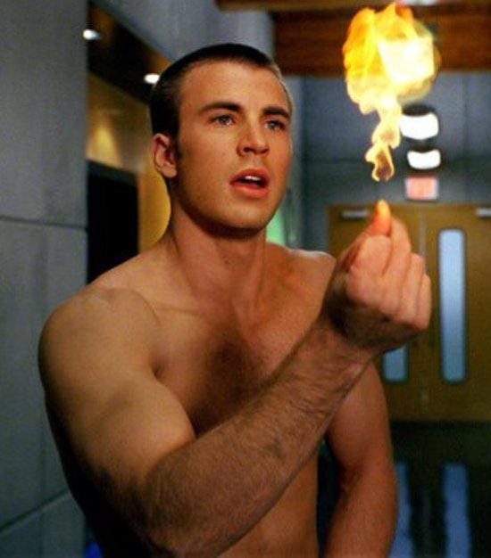 Chris makes fire