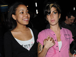 Amy Winehouse with her Goddaughter Dionne Bromfield.