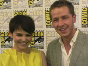 Ginnifer Goodwin and Joshua Dallas at Comic-Con