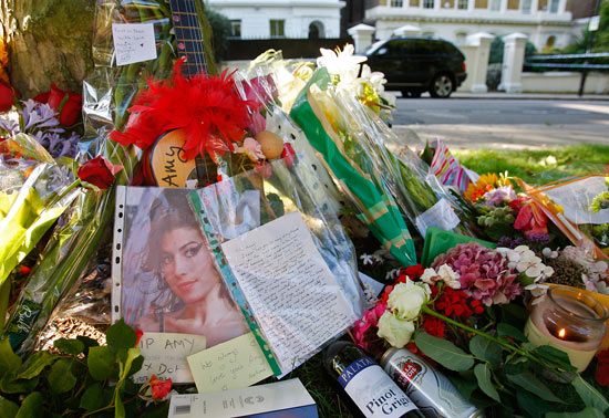 Floral tributes