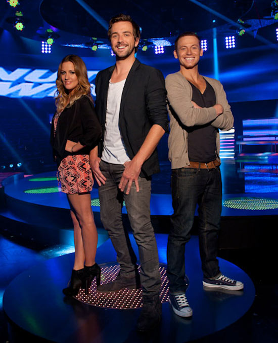 Carolin Flack, Darren McMullen and Joe Swash from Minute To Minute