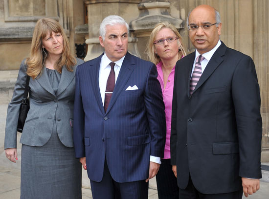 Mitch Winehouse and MP Keith Vaz
