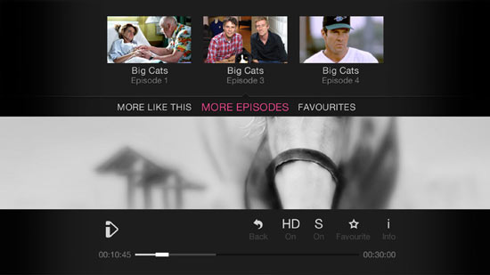 BBC iPlayer on TV