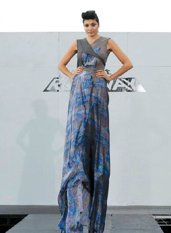 Project Runway S09E03: Anya and Olivier's design