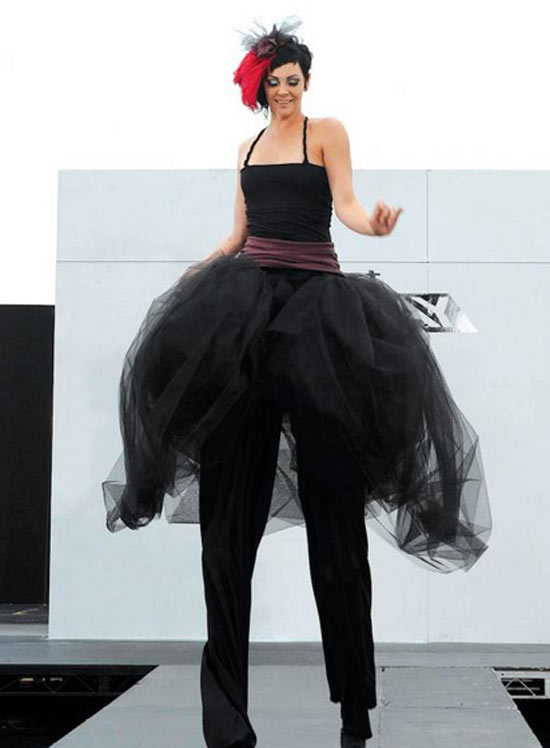 Project Runway S09E03: Bryce and Fallene's design