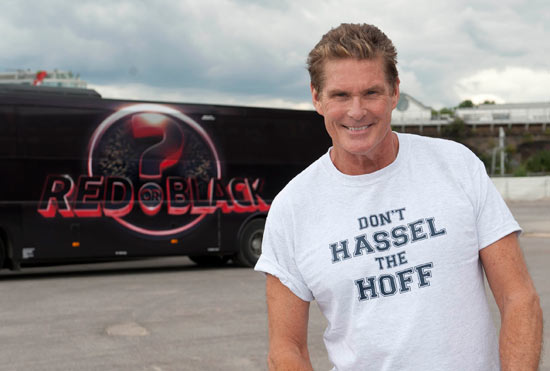 David Hasselhoff on Red Or Black