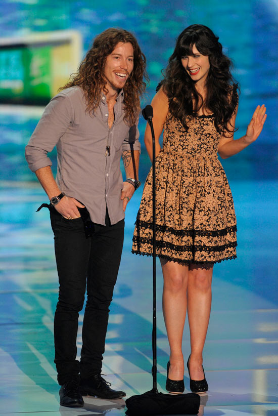 Shaun White and Zooey Deschanel