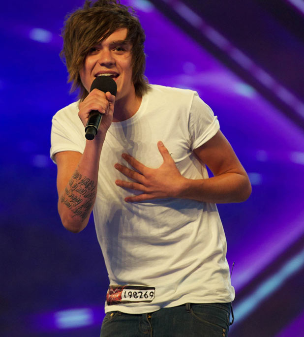 Frankie works the stage