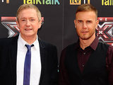 Louis Walsh and Gary Barlow at The X Factor 2011 launch