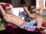Darren and Bobby start their Big Brother tans