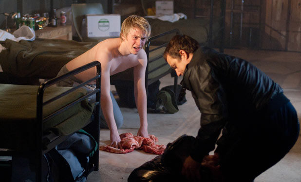 Hollyoaks Later - Seth Costello (Miles Higson) needs Warren Fox's (Jamie Lomas) help after waking up with a dead body