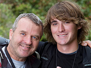 Father/Son Sailors Laurence and Zac Sunderland