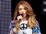 Nicola Roberts performs at the Sainsbury's super Saturday in London
