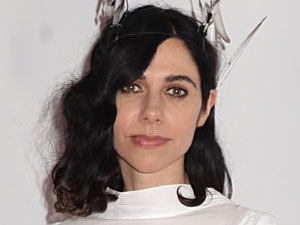 PJ Harvey arriving for the 2011 Barclaycard Mercury Music Prize