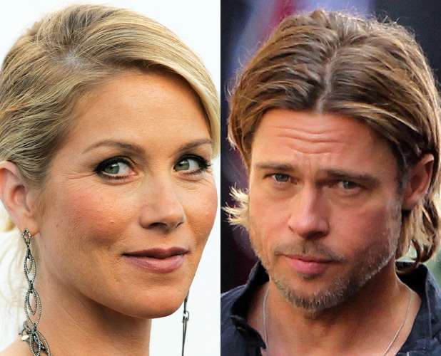 Brad Pitt and Christina Applegate dated briefly in the late 80s