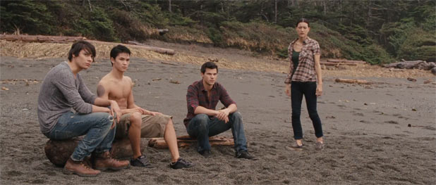 Jacob with his wolf pack
